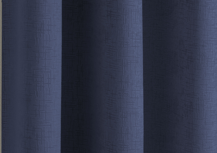 Vogue Eyelet, Navy - Ready Made Curtains - Image 5